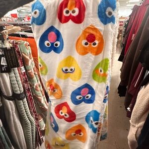 Sesame Street Heart Blanket Sesame Street Christmas Blanket